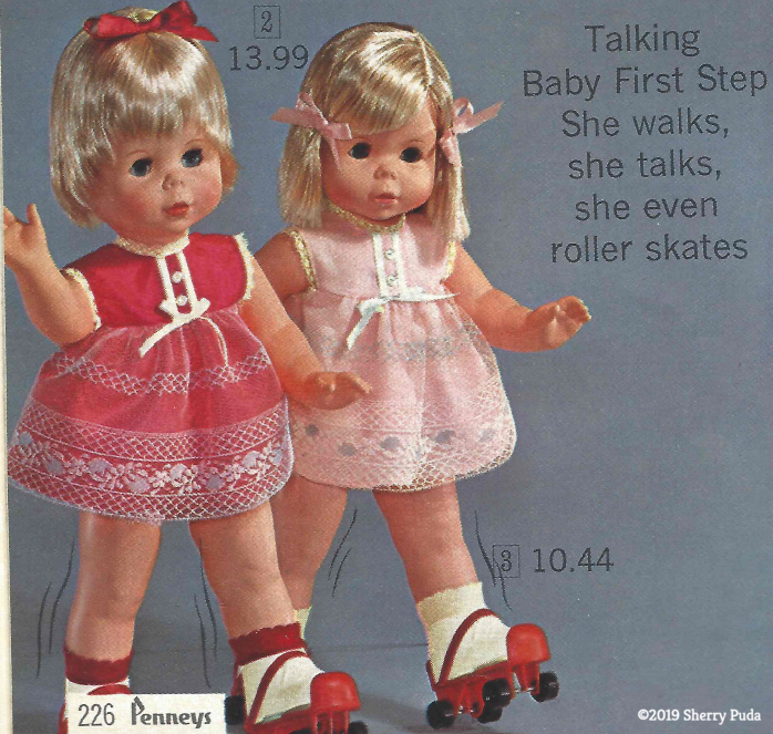 walking talking doll 1960s